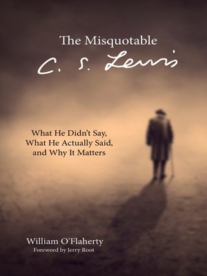 cover image of The Misquotable C.S. Lewis